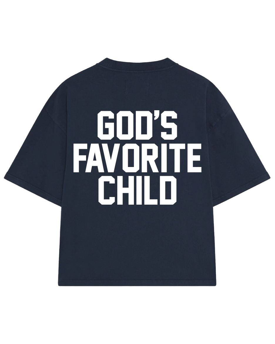 [PRÉ-VENDA] CAMISETA GOD'S FAVORITE CHILD NAVY