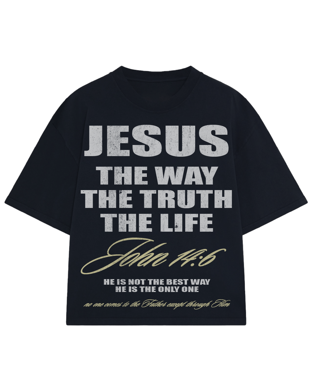 [PRÉ-VENDA] CAMISETA JOHN 14:6 PRETA