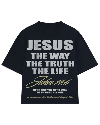 [PRÉ-VENDA] CAMISETA JOHN 14:6 PRETA