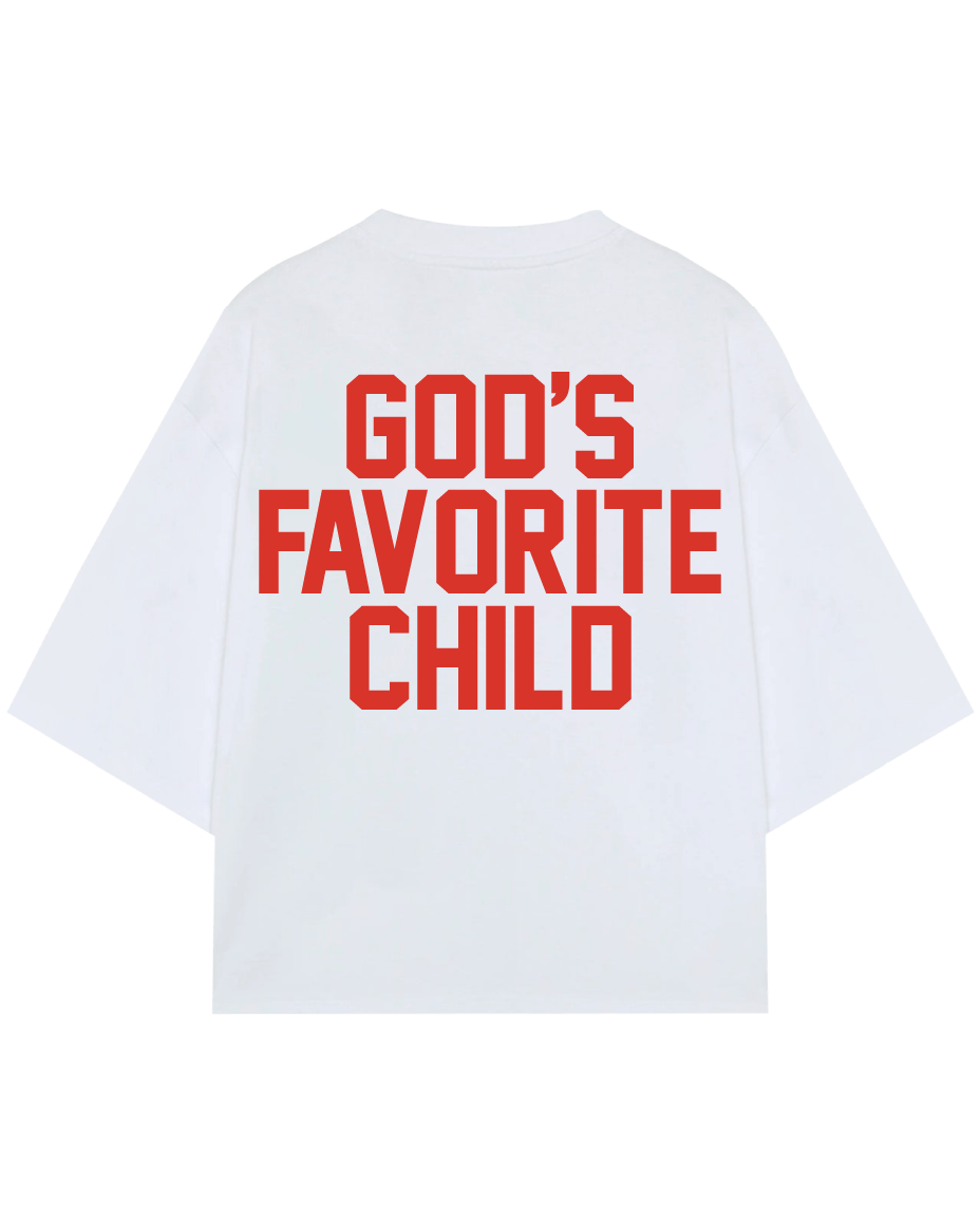 [PRÉ-VENDA] CAMISETA GOD'S FAVORITE CHILD OFF WHITE