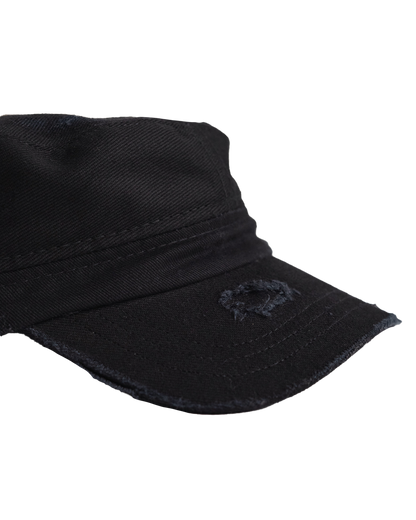 DISTRESSED MILITARY CAP