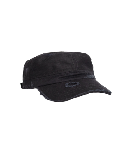DISTRESSED MILITARY CAP