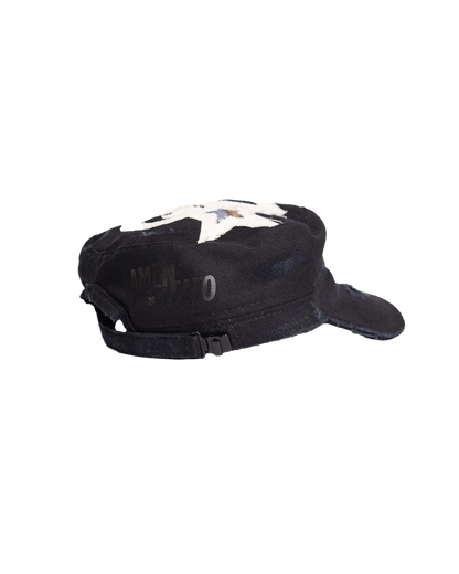DISTRESSED MILITARY CAP