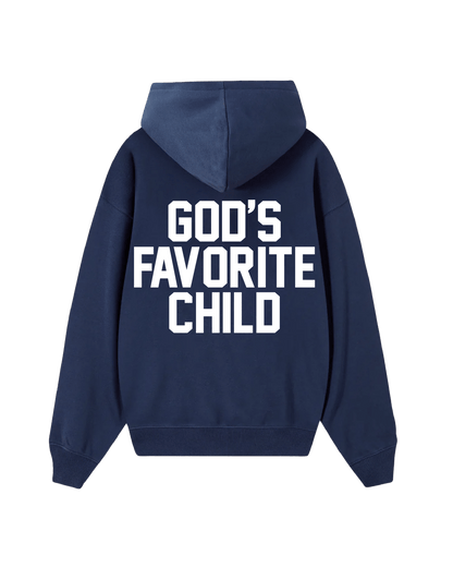 [PRÉ-VENDA] MOLETOM GOD'S FAVORITE CHILD ZIP UP NAVY