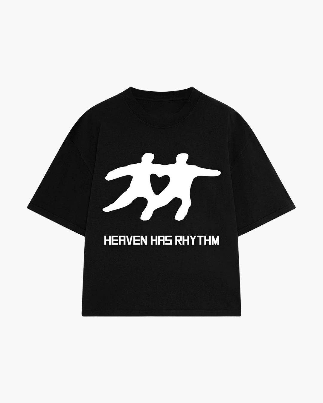 CAMISETA HEAVEN HAS RHYTM PRETA
