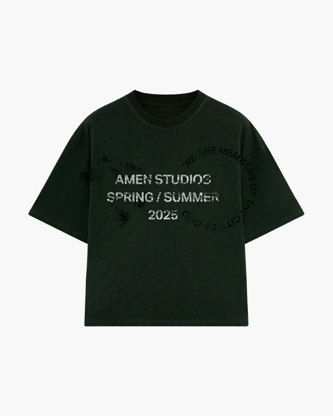 CAMISETA CITY OF GOD STONED GREEN