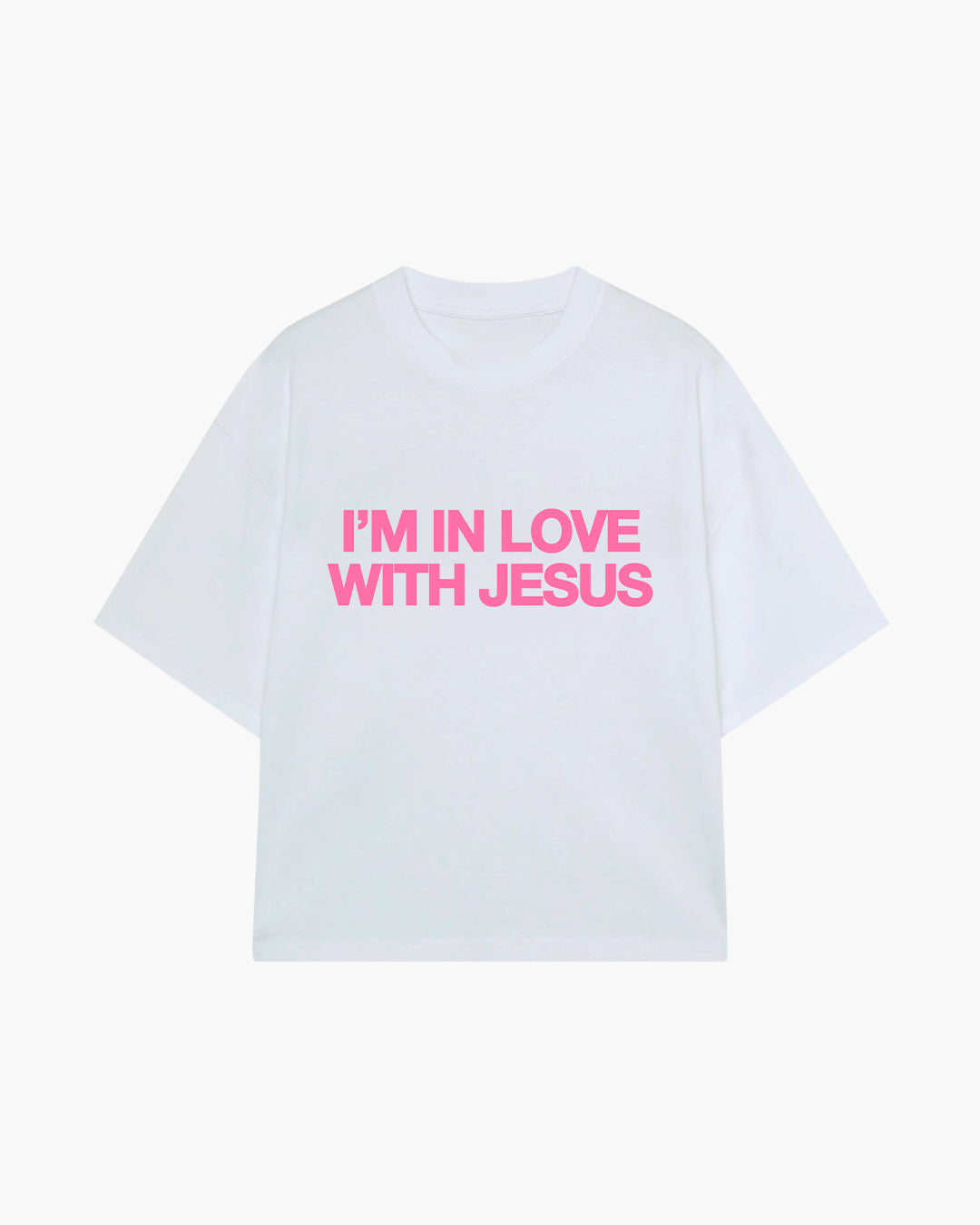 CAMISETA OFF WHITE I'M LOVE WITH JESUS
