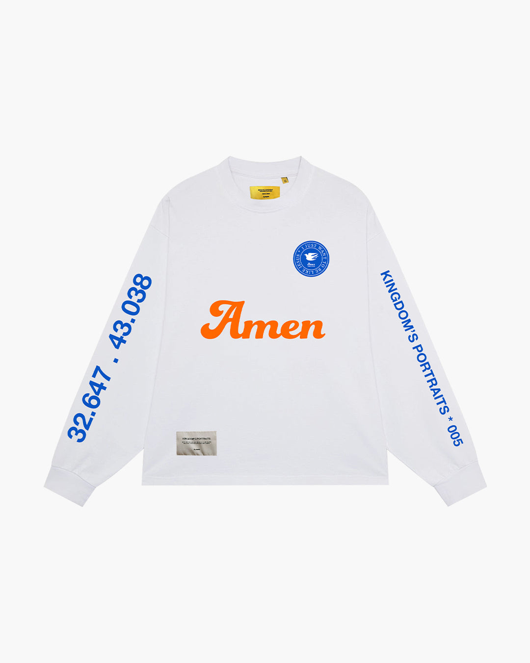 T-SHIRT LONG SLEEVE OFF WHITE KINDOM'S PORTAIS