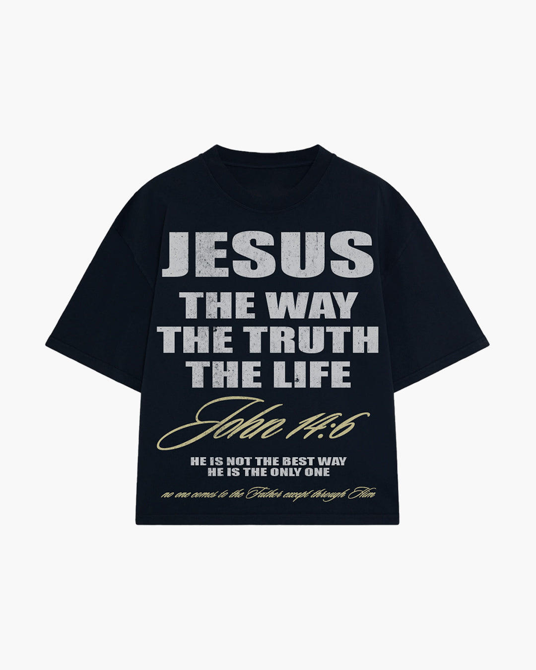 JOHN 14:6 BLACK T-SHIRT