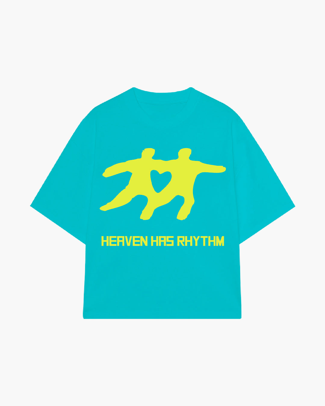CAMISETA HEAVEN HAS RHYTM AZUL CLARO