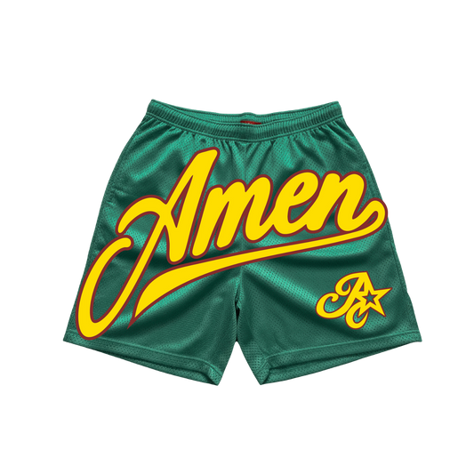 MESH SHORTS AMEN VERDE