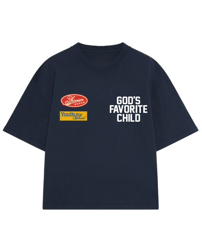 [PRÉ-VENDA] CAMISETA GOD'S FAVORITE CHILD NAVY