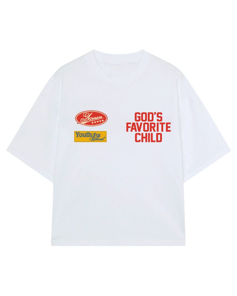[PRÉ-VENDA] CAMISETA GOD'S FAVORITE CHILD OFF WHITE