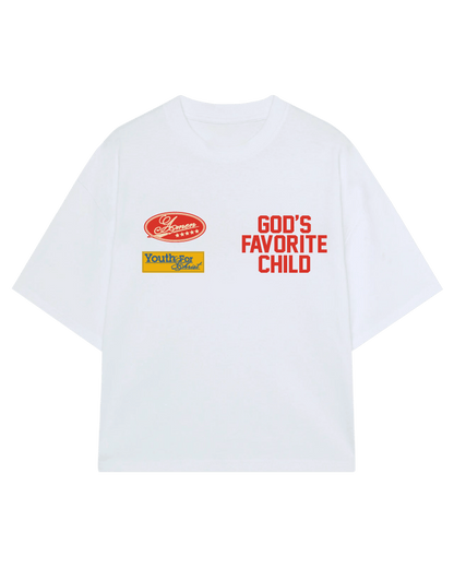 [PRÉ-VENDA] CAMISETA GOD'S FAVORITE CHILD OFF WHITE