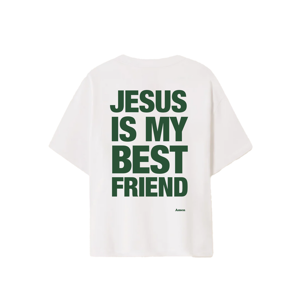 CAMISETA OFF WHITE JESUS IS MY BEST FRIEND