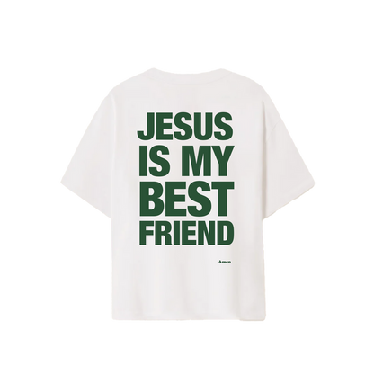 CAMISETA OFF WHITE JESUS IS MY BEST FRIEND