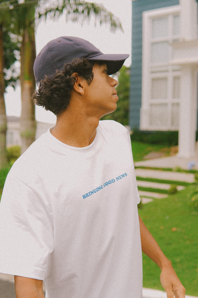 CAMISETA OFF WHITE BRINGING GOOD NEWS