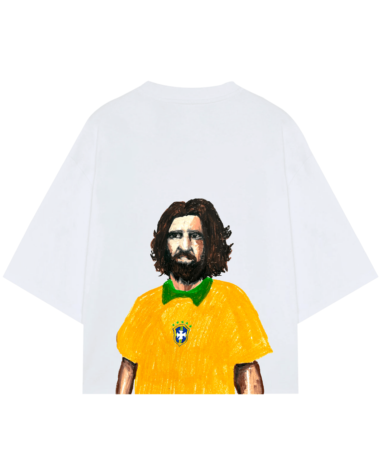 CAMISETA GOD LOVES BRAZIL OFF WHITE