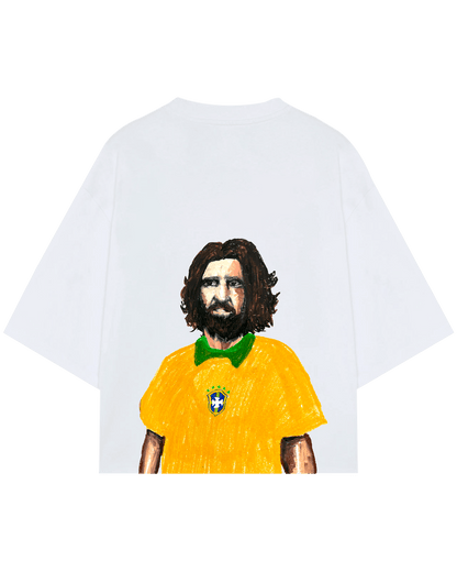 CAMISETA GOD LOVES BRAZIL OFF WHITE