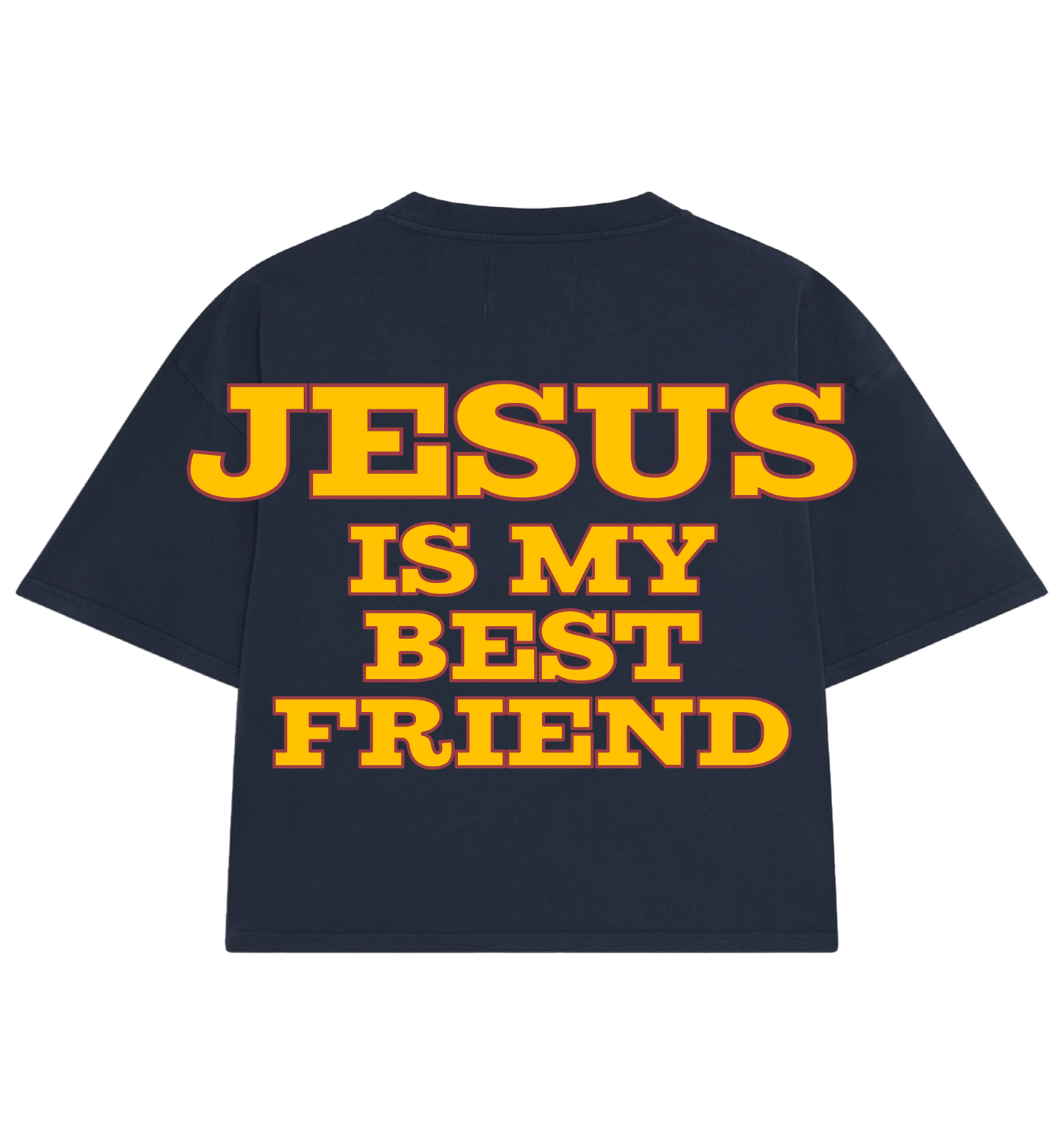 CAMISETA JESUS IS MY BEST FRIEND NAVY