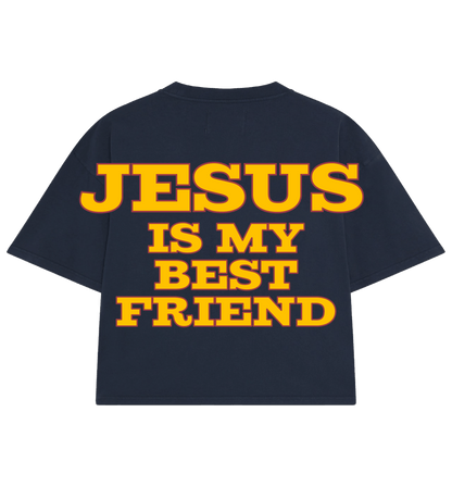 CAMISETA JESUS IS MY BEST FRIEND NAVY