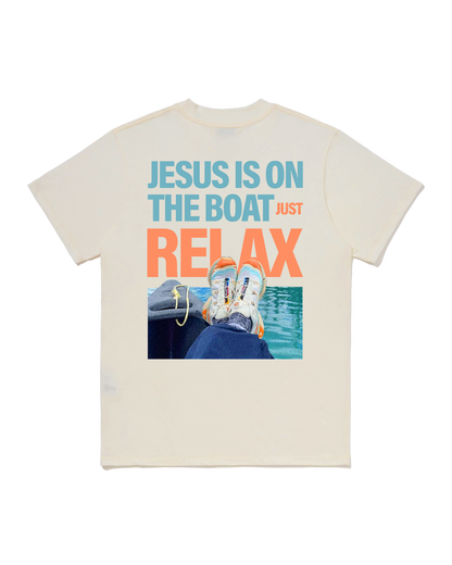 CAMISETA OFF WHITE JESUS IS ON THE BOAT